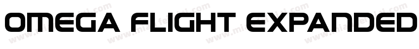 Omega Flight Expanded Regular字体转换